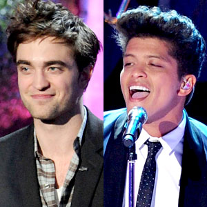 Robert Pattinson, Bruno Mars Robert Pattinson, Bruno Mars